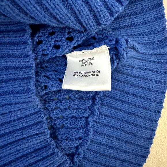 VTG Bongo Blue Short Sleeve Knit Sweater - So Cute! - Picture 5 of 5